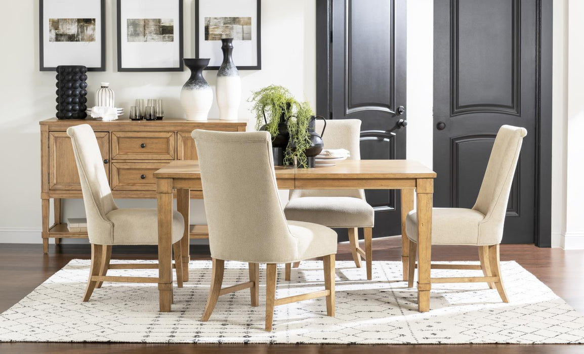 Linden - Upholstered Side Chair (Set of 2) - Honeyed Oak