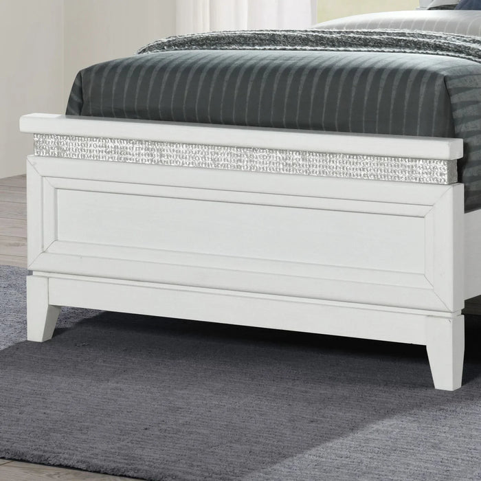 Reflections - Full Panel Footboard - White