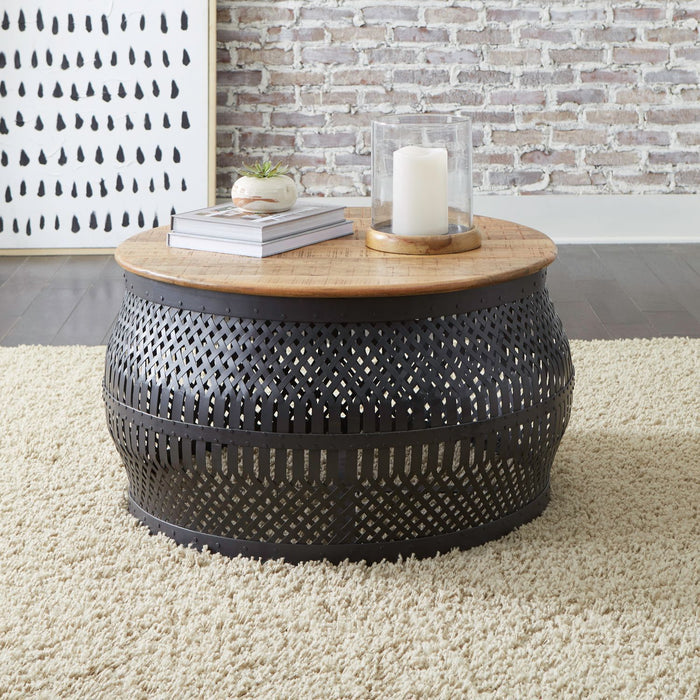 Shadow View - Accent Cocktail Table - Black