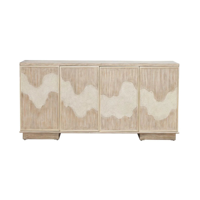 Terrace - 4 Door Accent Cabinet - Gray