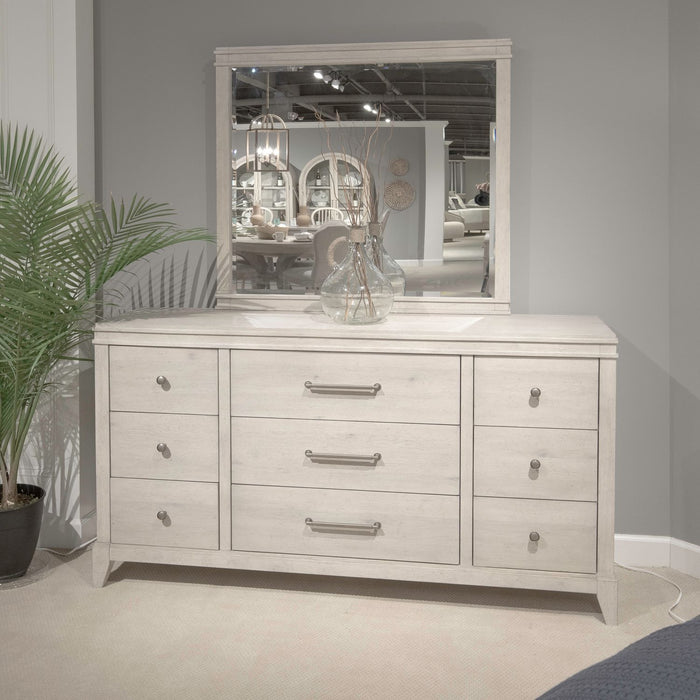 New Haven - Dresser & Mirror - White