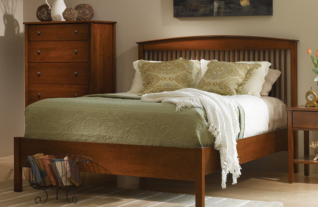Waterbury Spindle Bed with Low Foot Board by 802 Furniture