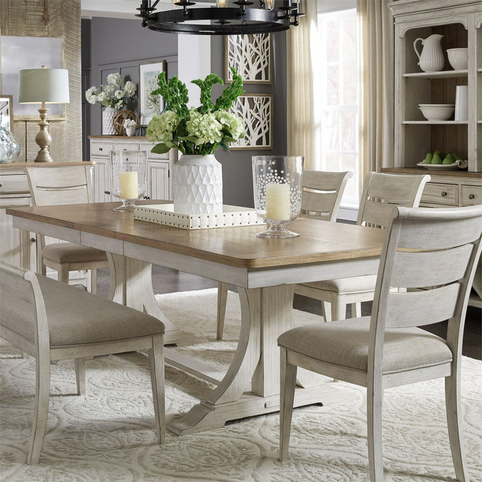 Farmhouse Reimagined - Trestle Table Top - White