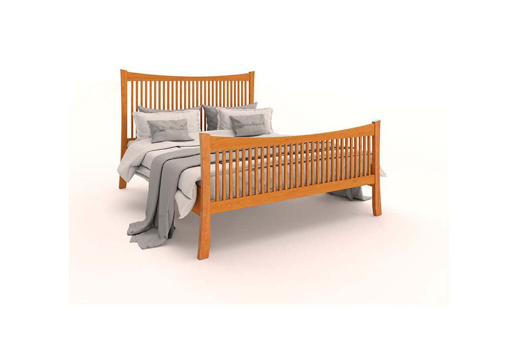 Colchester Spindle Bed with High Footboard by 802 Furniture
