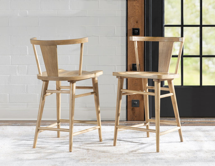 XXX's And OOO's - Counter Height Splat Back Chair (Set of 2)