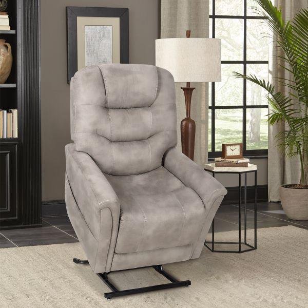 Stonewash Dove Medical Power Lift Recliner Chair by Warehouse M