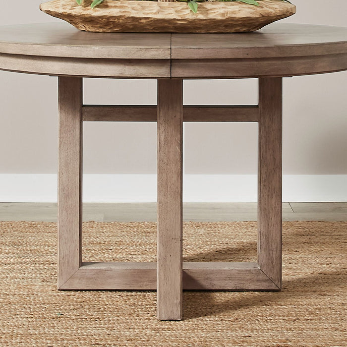 Proximity Place - Round Pedestal Table Base - Brown