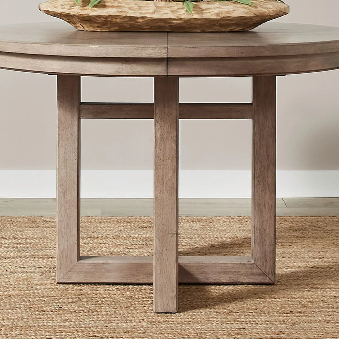 Proximity Place - Round Pedestal Table Base - Brown
