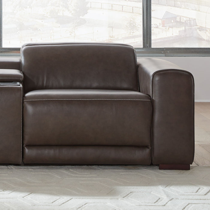Deacon - Right Arm Recliner P2 & ZG - Boston Charcoal Leather
