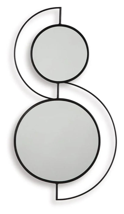 Shayham - Black - Accent Mirror