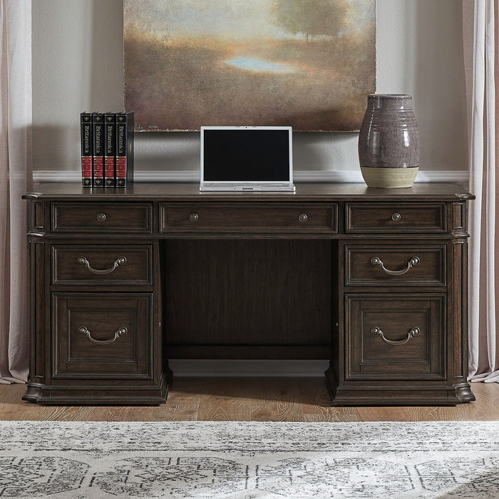Provence Park - Jr Executive Credenza Base - Brown