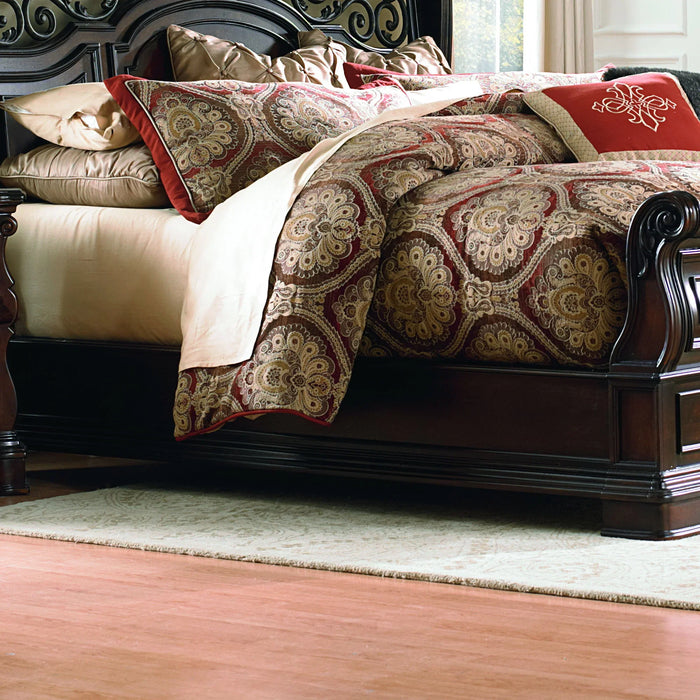 Arbor Place - California King Rails - Dark Brown