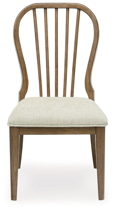 Sturlayne - Dining Upholstered Side Chair (Set of 2) - Spindleback - Brown