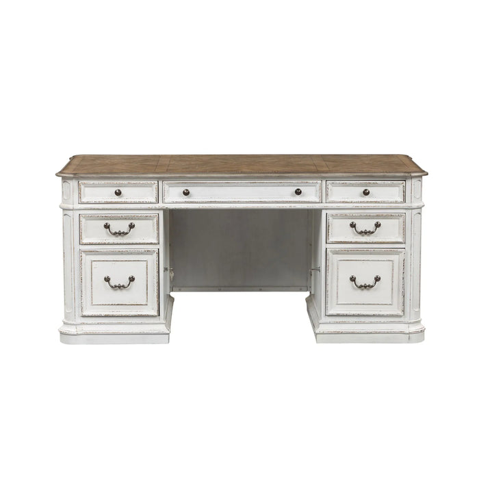 Magnolia Manor - Jr Executive Desk Top - White
