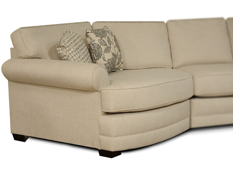 Brantley Left Arm Facing Cuddler by England Furniture