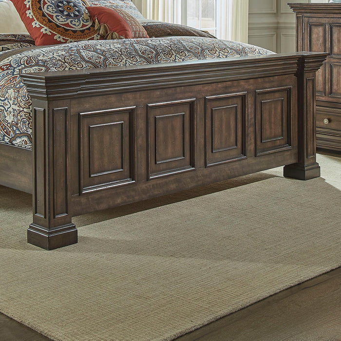 Big Valley - King Mansion Footboard - Light Brown
