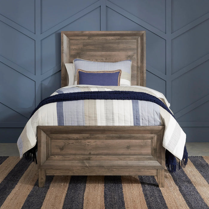 Ridgecrest - Full Panel Headboard & Footboard - Light Brown