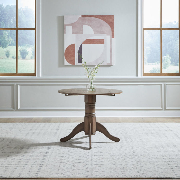 Brook Bay - Drop Leaf Table Base - Brown