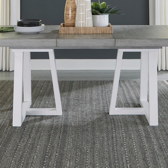 Palmetto Heights - Double Pedestal Table Base - White