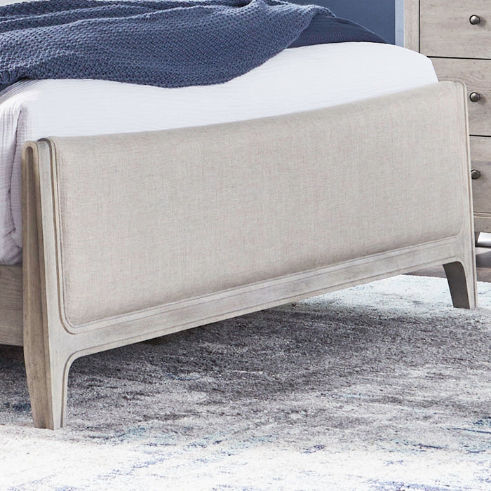 New Haven - King Upholstered Panel Footboard - White