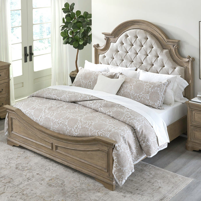 Magnolia Manor - Panel Bed Rails - Light Brown