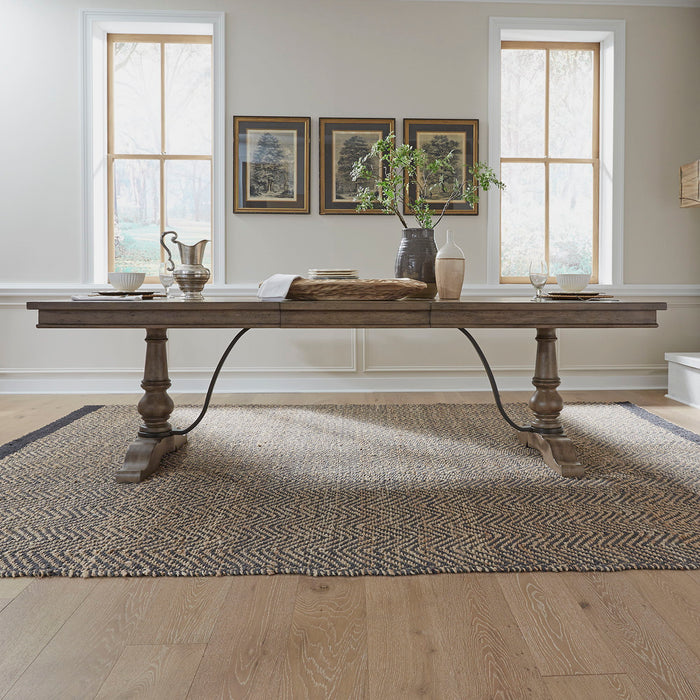 Americana Farmhouse - Trestle Table Top - Light Brown