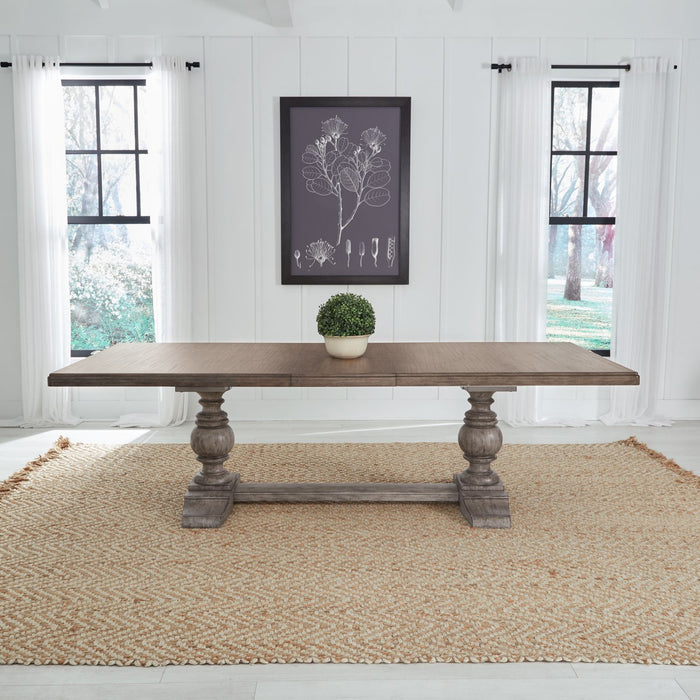 River Place - Trestle Table Top - Medium Gray