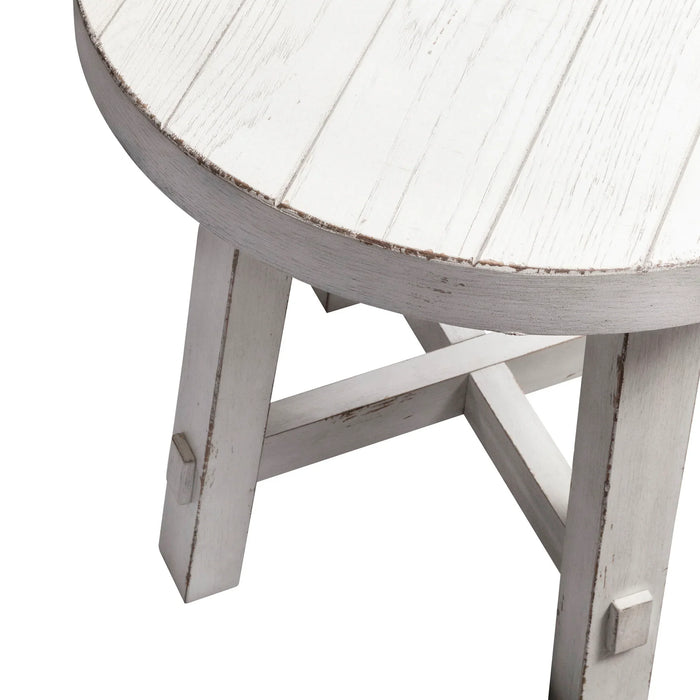 Modern Farmhouse - Splay Leg Round End Table