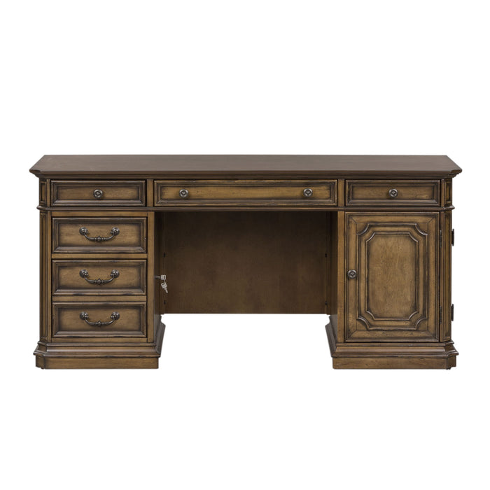 Amelia - Jr Executive Credenza Base - Dark Brown