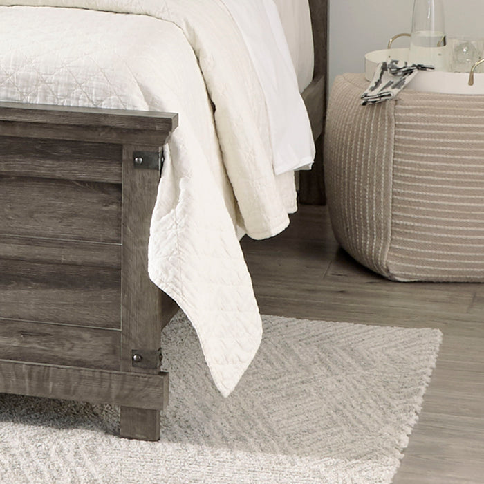 Lakeside Haven - Youth Panel Bed Rails - Dark Brown