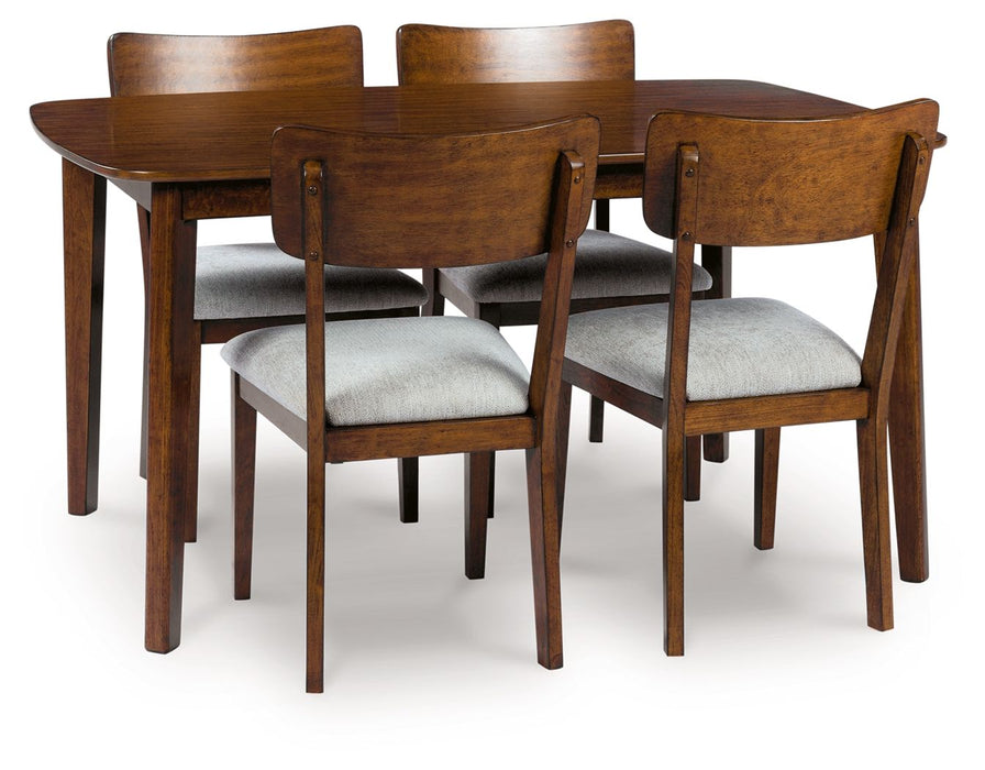 Tameride - Brown - Dining Room Table Set (Set of 5)
