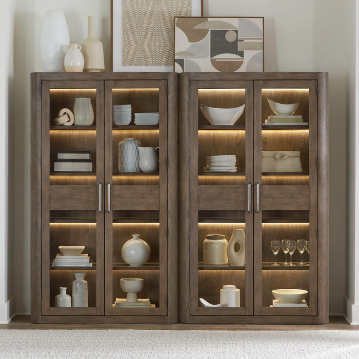 South Bend - 2 Piece Bunching Cabinet Set - Brown