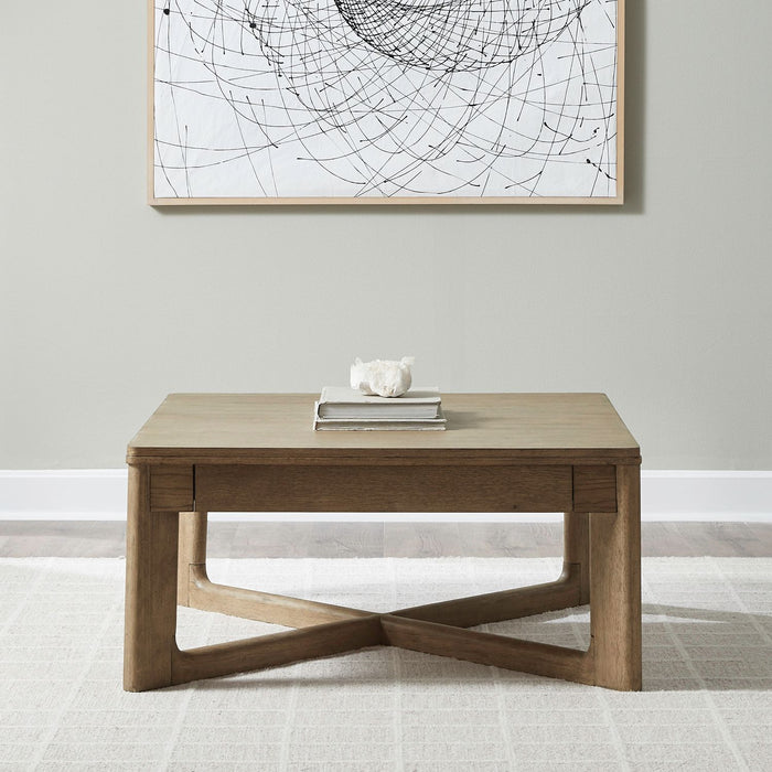 Ballentine - Square Cocktail Table - Brown