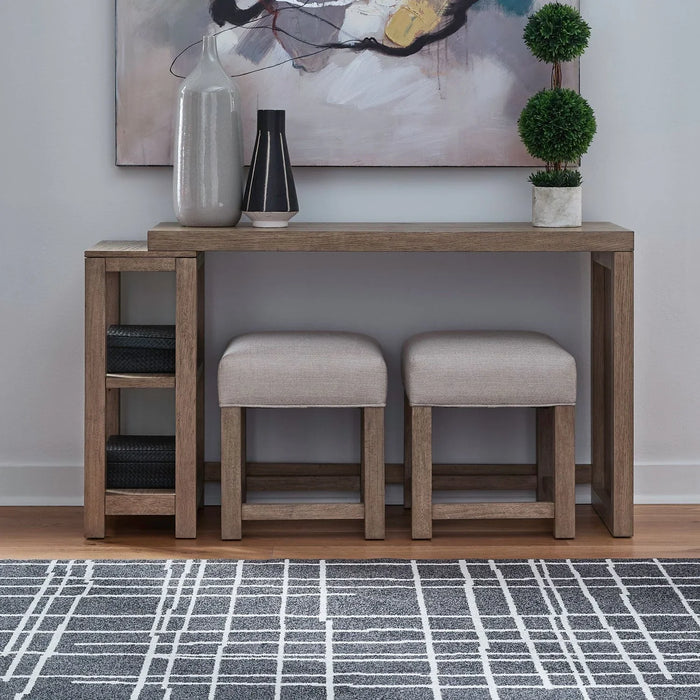Corso - 3 Piece Console Set - Brown