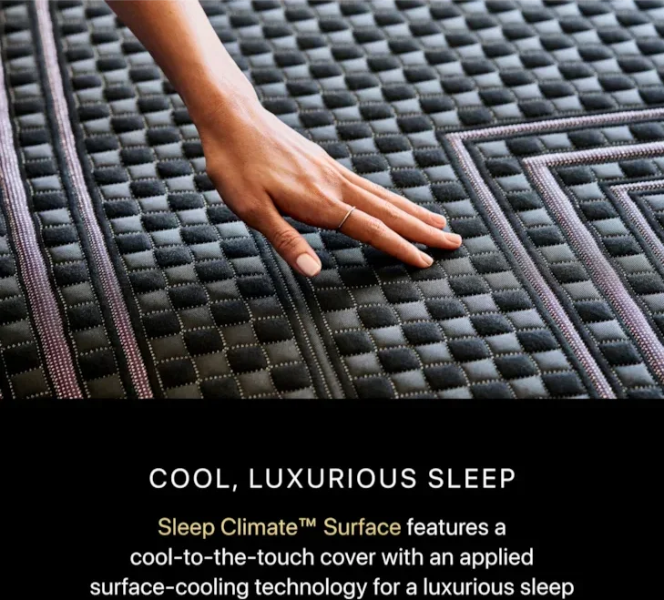 Black Series Two 14.5" Hybrid Medium Apex Pillow Top Mattress by Beautyrest | Cooling Technology, Smooth Top