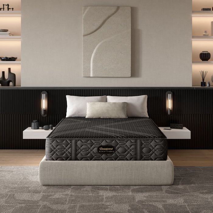 Black Series One 12.5" Hybrid Plush Mattress by Beautyrest