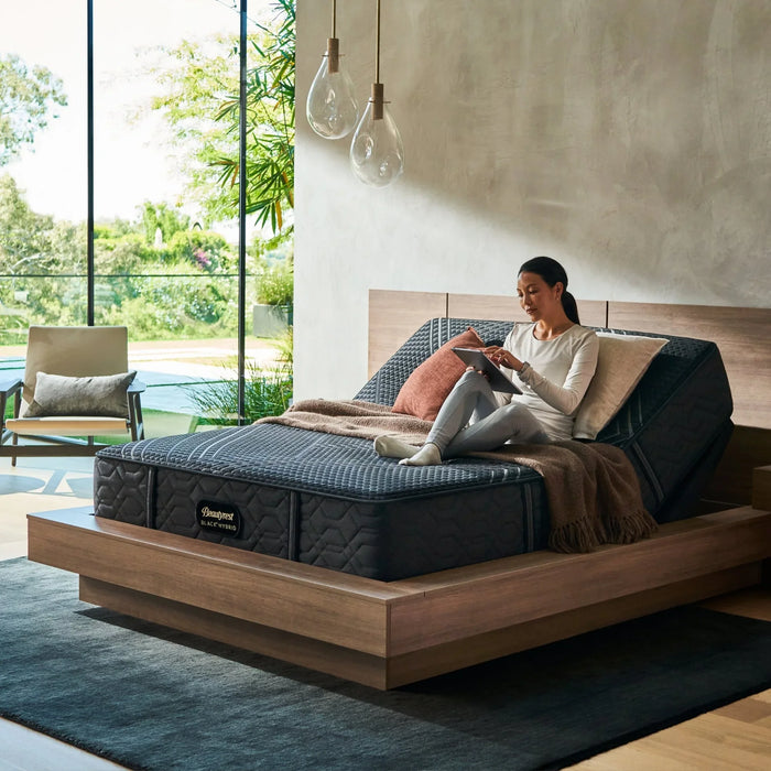 Black Series One 12.5" Hybrid Plush Mattress by Beautyrest