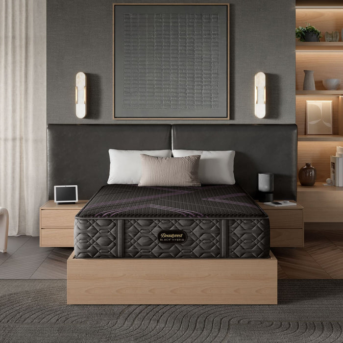 Black Series Two 13.5" Hybrid Plush Mattress by Beautyrest
