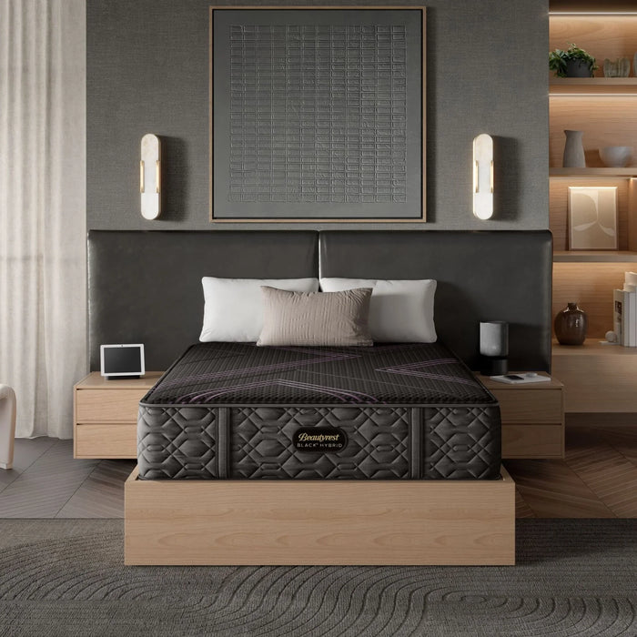 Black Series Two 13.5" Hybrid Plush Mattress by Beautyrest