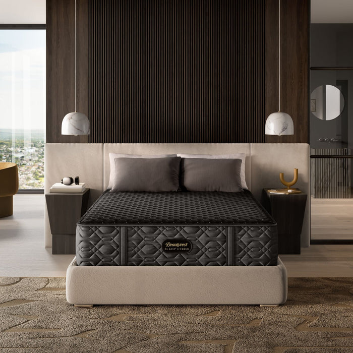 Black Series Three 14.5" Hybrid Firm Mattress by Beautyrest