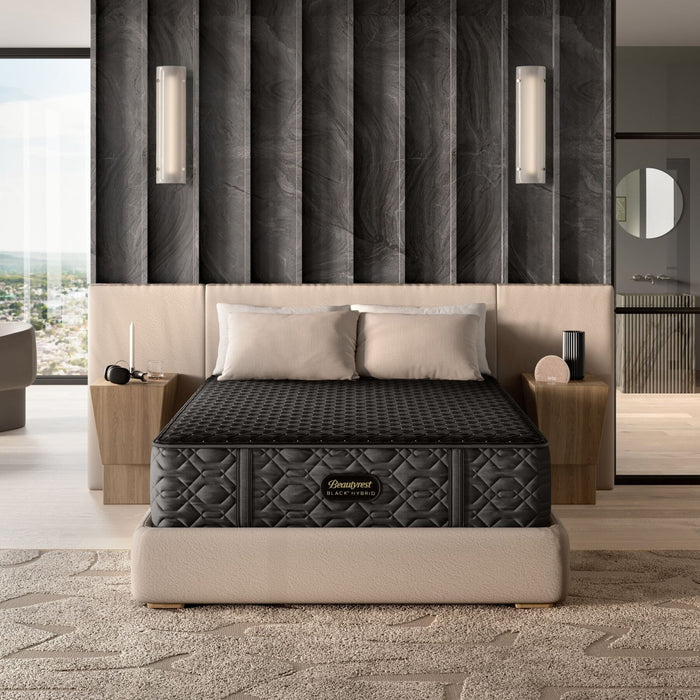 Black Series Three 15" Hybrid Medium Mattress by Beautyrest
