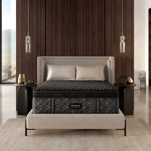 Black Series Four 16" Hybrid Plush Apex Pillow Top Mattress by Beautyrest | Cooling Technology, Responsive Pressure Relief