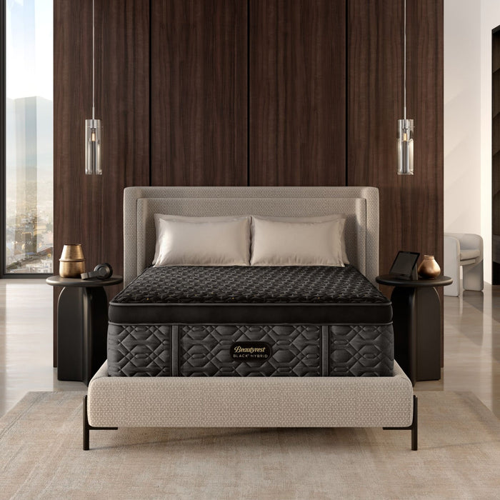 Black Series Four 16" Hybrid Plush Apex Pillow Top Mattress by Beautyrest | Cooling Technology, Responsive Pressure Relief