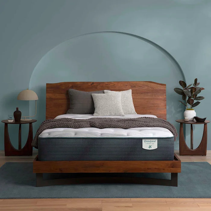 Harmony Lux Anchor Island 13.5" Plush Mattress by BeautyRest | Eco-Friendly Innerspring, Adjustable Base