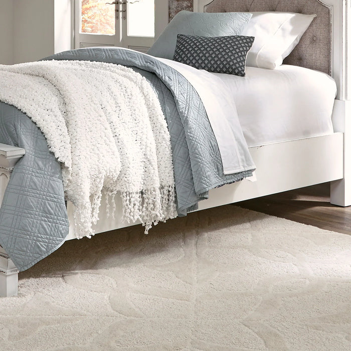 Magnolia Manor - Panel Bed Rails - White