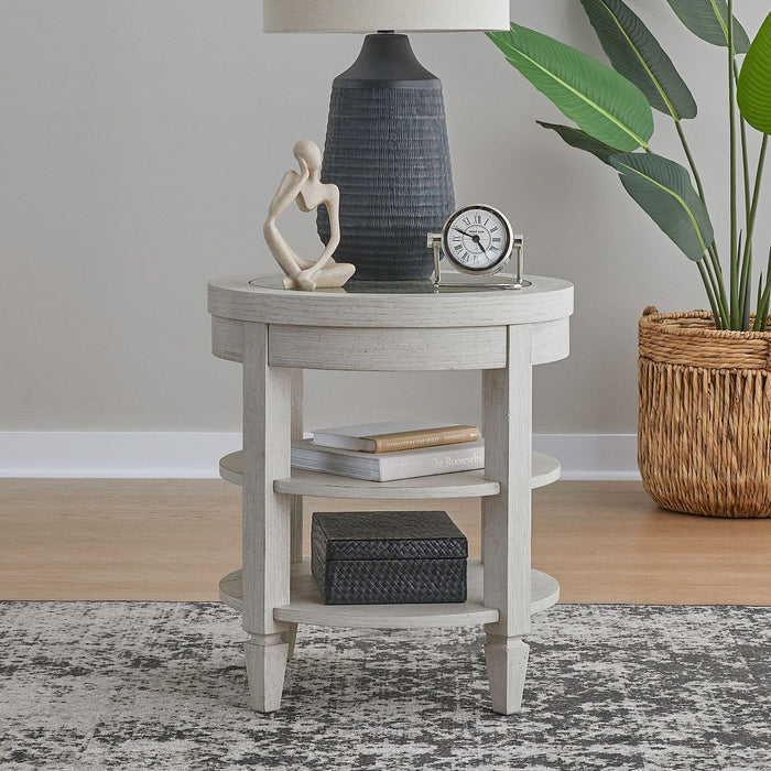 Caruso Heights - Chairside Table - White