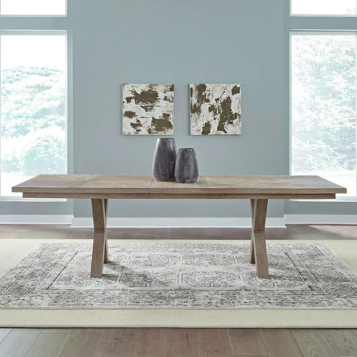 Brentwood - Double Pedestal Table Top - Brown