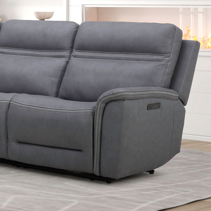 Cooper - R Arm Recliner P3 & ZG - Blue Gray - Gray