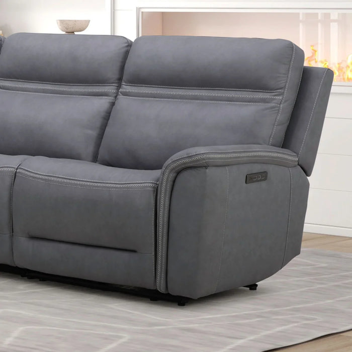 Cooper - R Arm Recliner P3 & ZG - Blue Gray - Gray