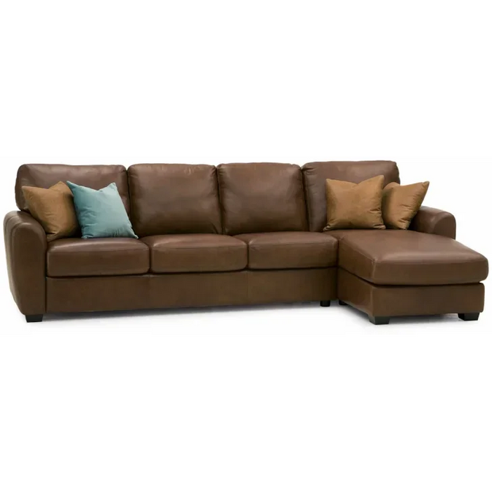 Connecticut Contemporary Sectional Sofa with RHF Chaise by Palliser